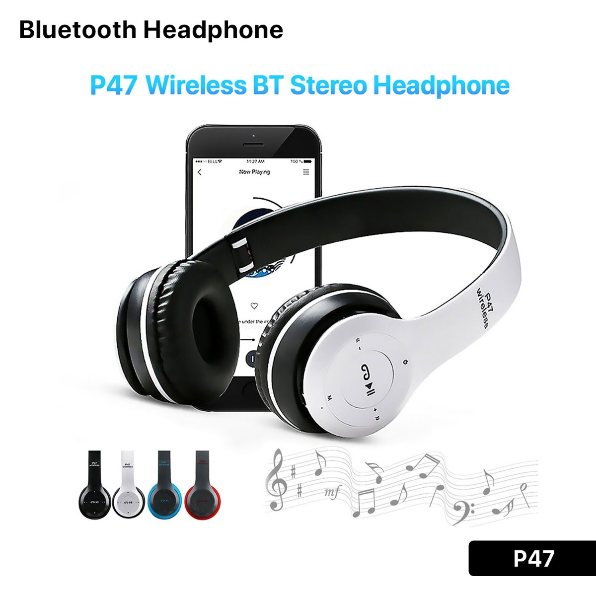 P47 Bluetooth Headphone