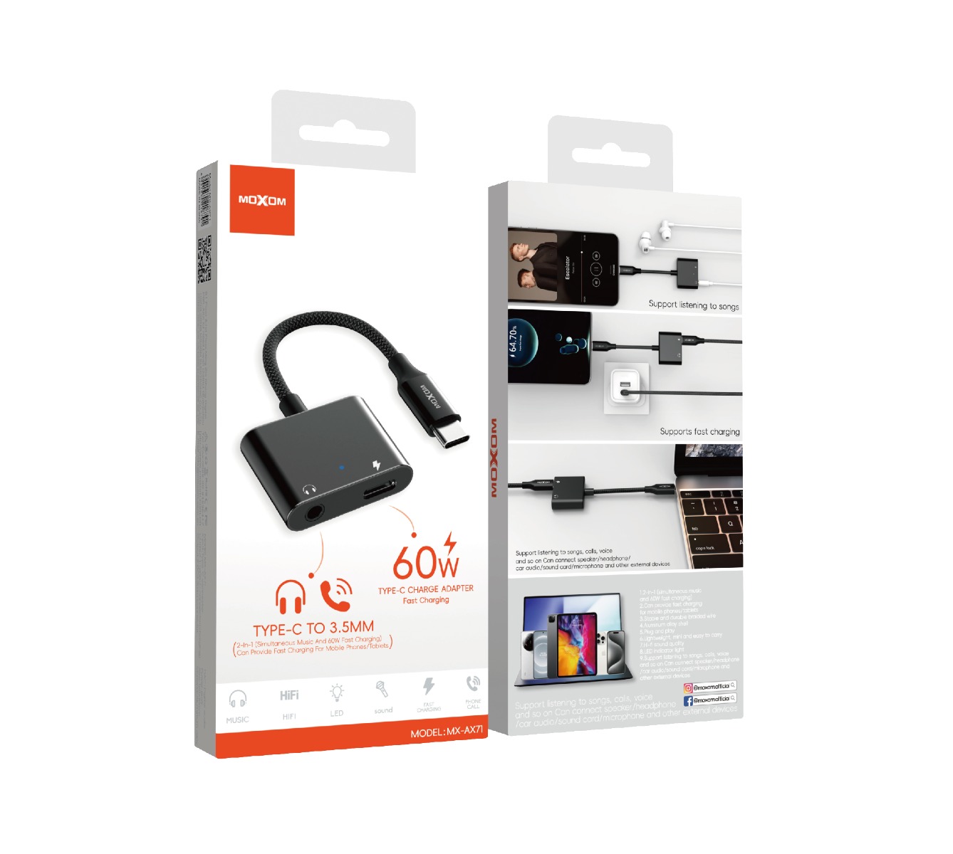MOXOM MX-AX71 Audio Adapter
