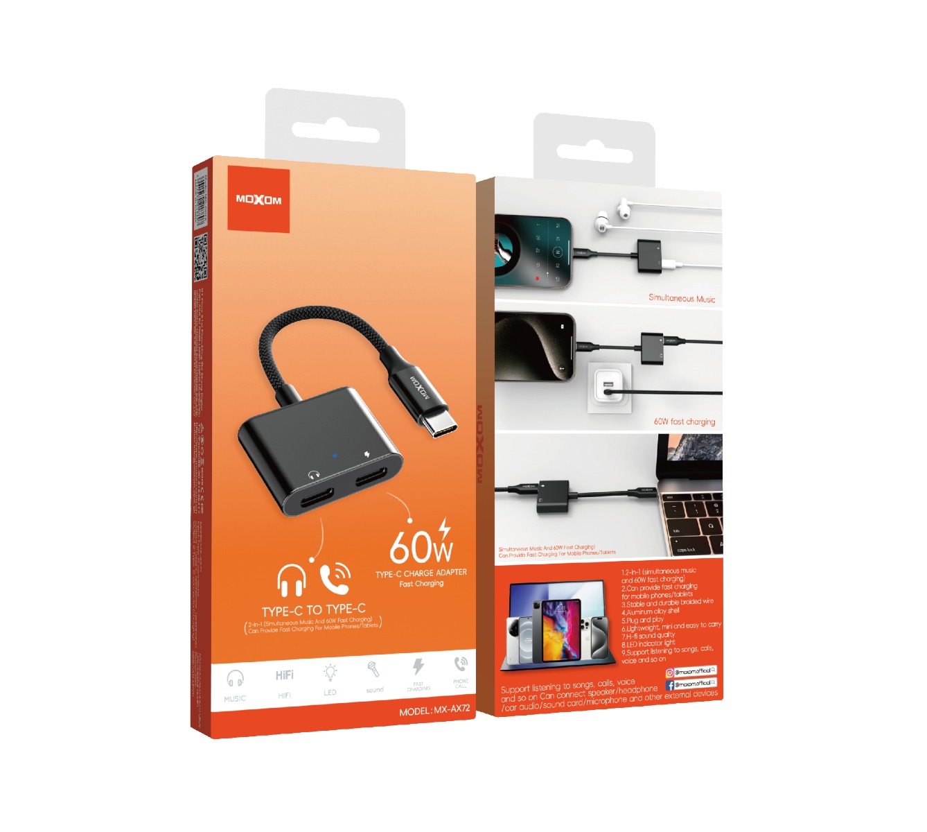 MOXOM MX-AX72 Audio Adapter