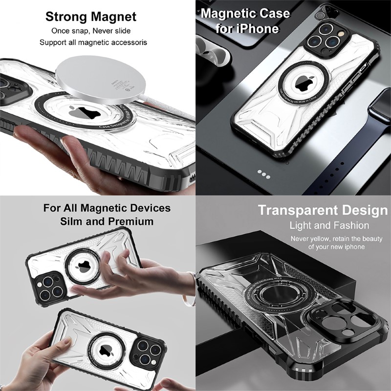 MyChoice Back Case with MagSafe & Apple Hole For iPhone