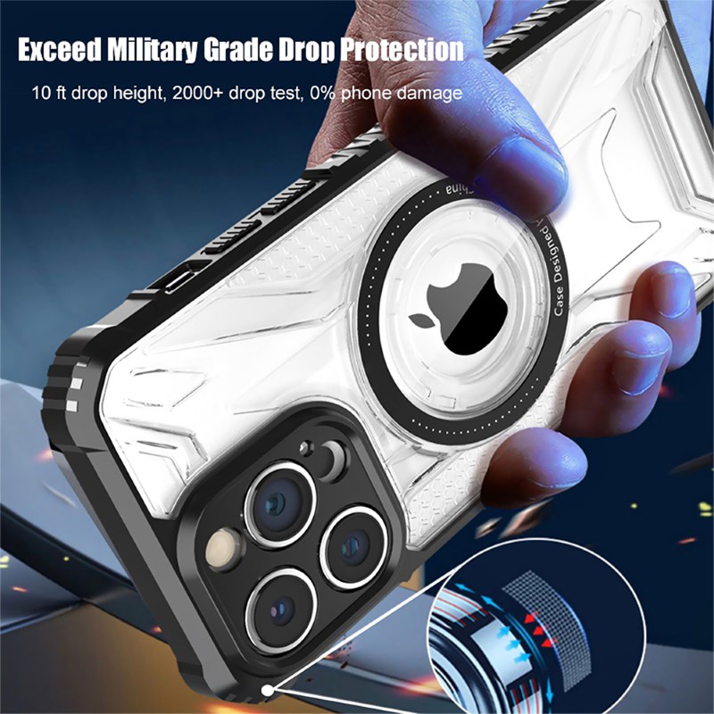MyChoice Back Case with MagSafe & Apple Hole For iPhone