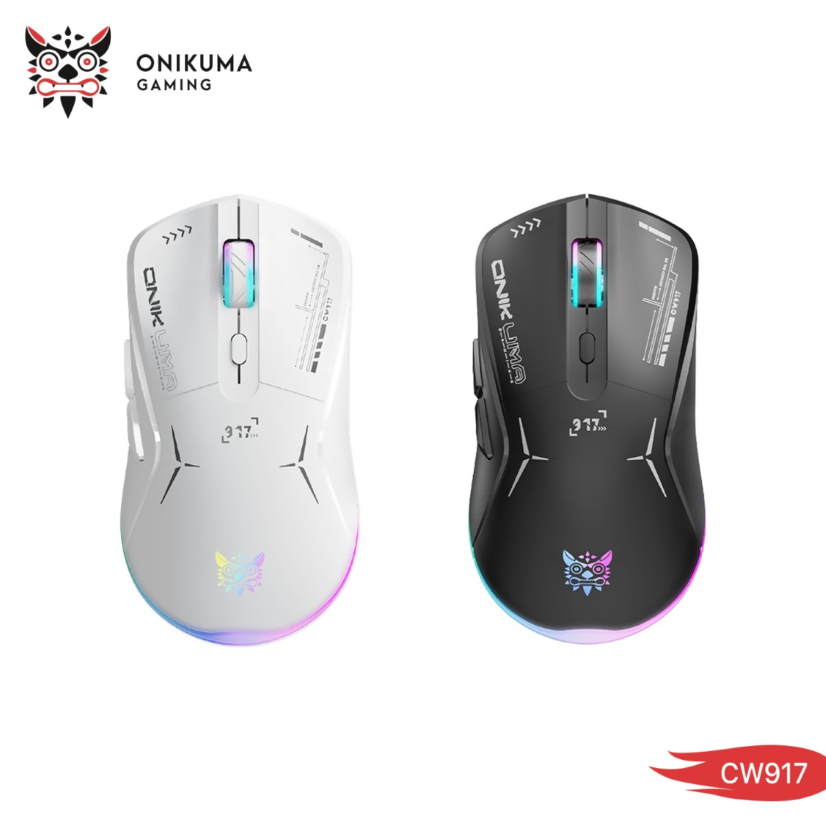 ماوس ONIKUMA CW917 2in1 ضوئي للألعاب