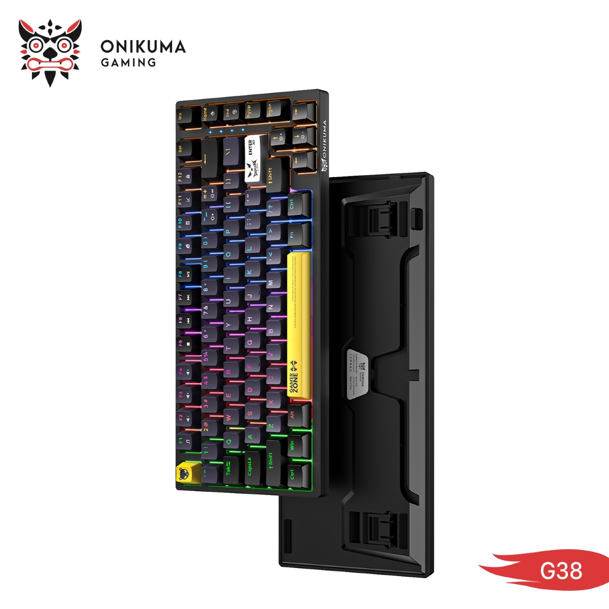 كيبورد ONIKUMA G58 Mechanical سلكي للألعاب - (82 كبسة)