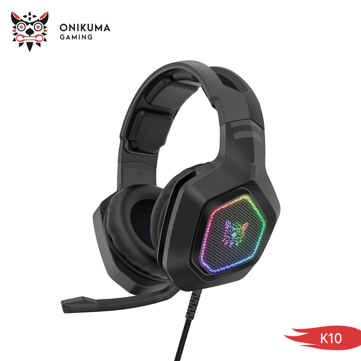 سماعة الرأس ONIKUMA K10 سلكية لألعاب الكمبيوتر والموبايل