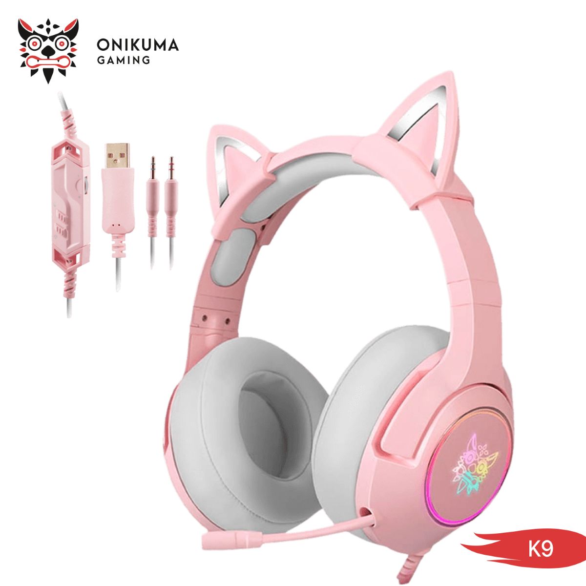 ONIKUMA K9 USB 7.1 Wired Computer Gaming Headphone