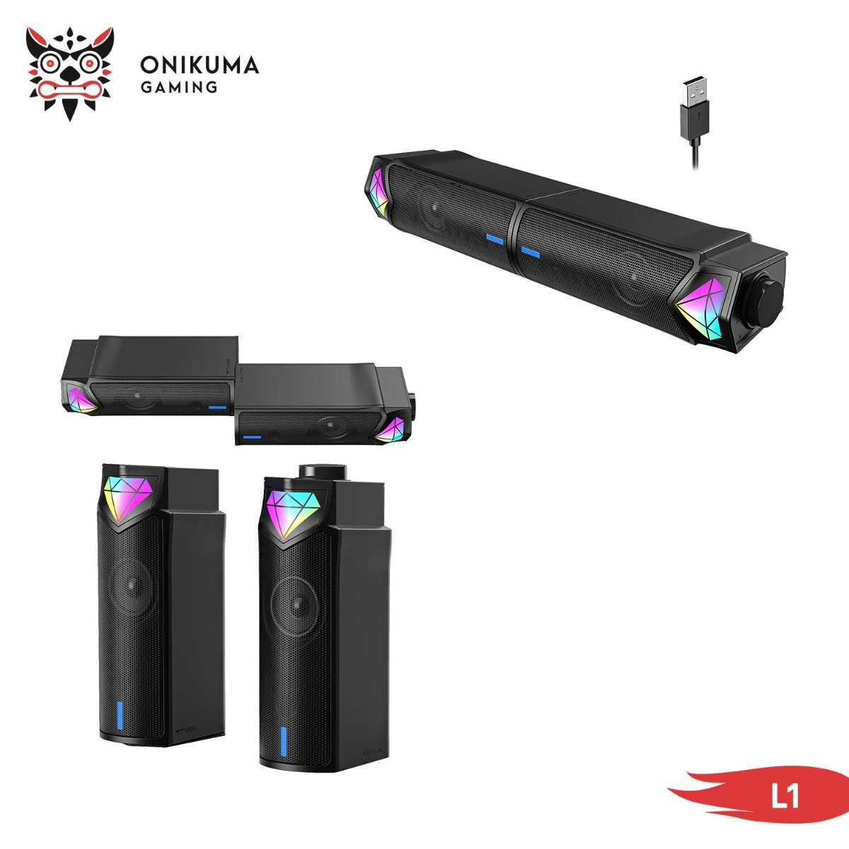 ONIKUMA L1 Gaming Multimedia Speaker
