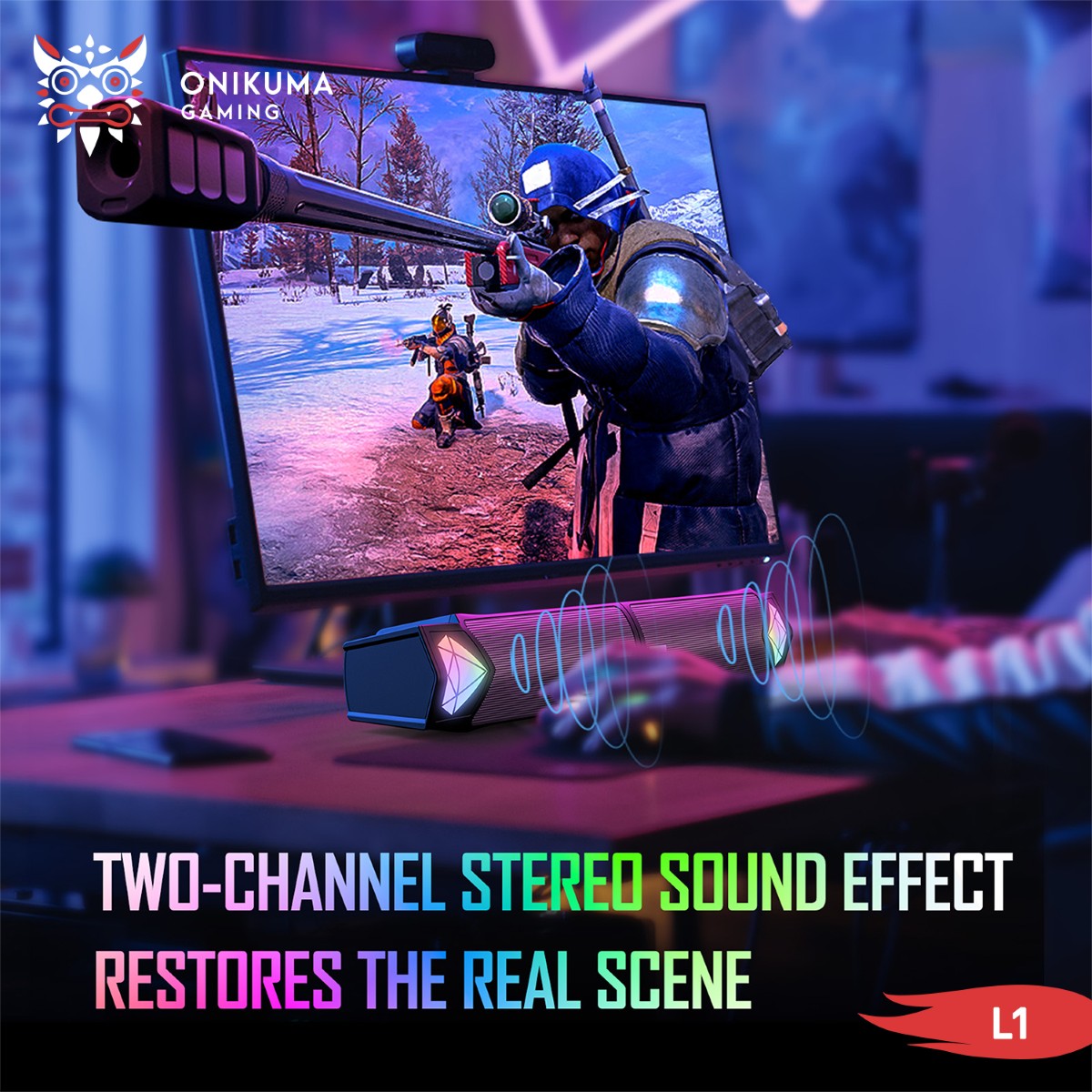 ONIKUMA L1 Gaming Multimedia Speaker