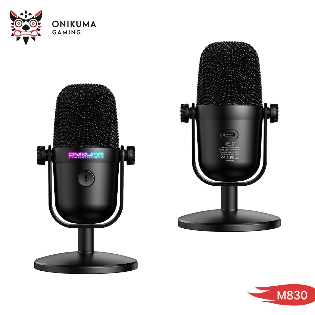 ONIKUMA M830 Computer Gaming Microphone