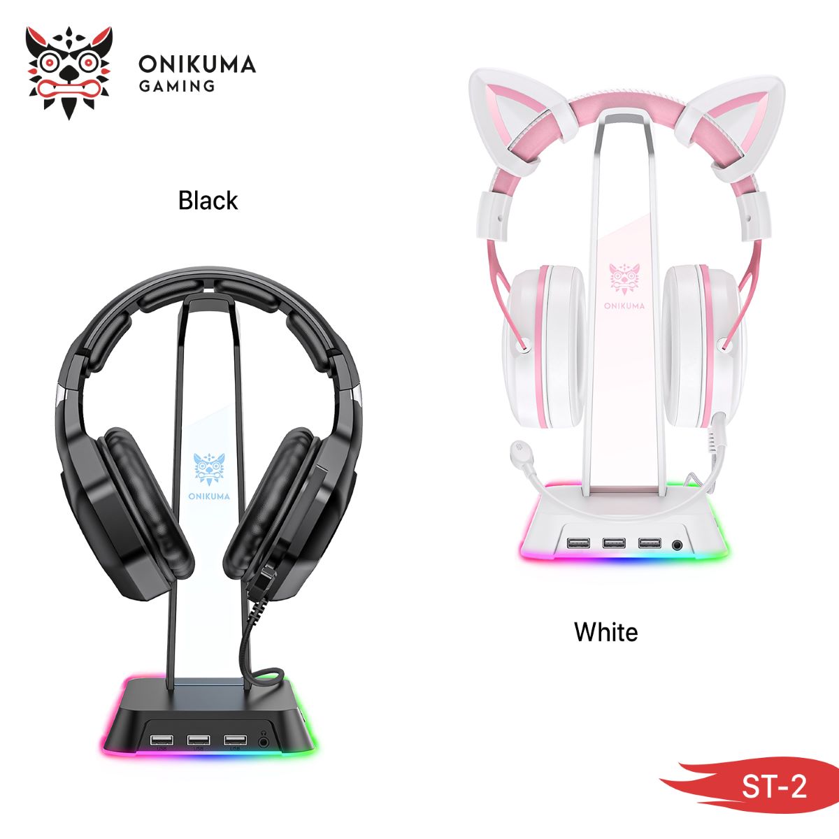 ستاند ONIKUMA ST-2 سلكي لسماعات الرأس