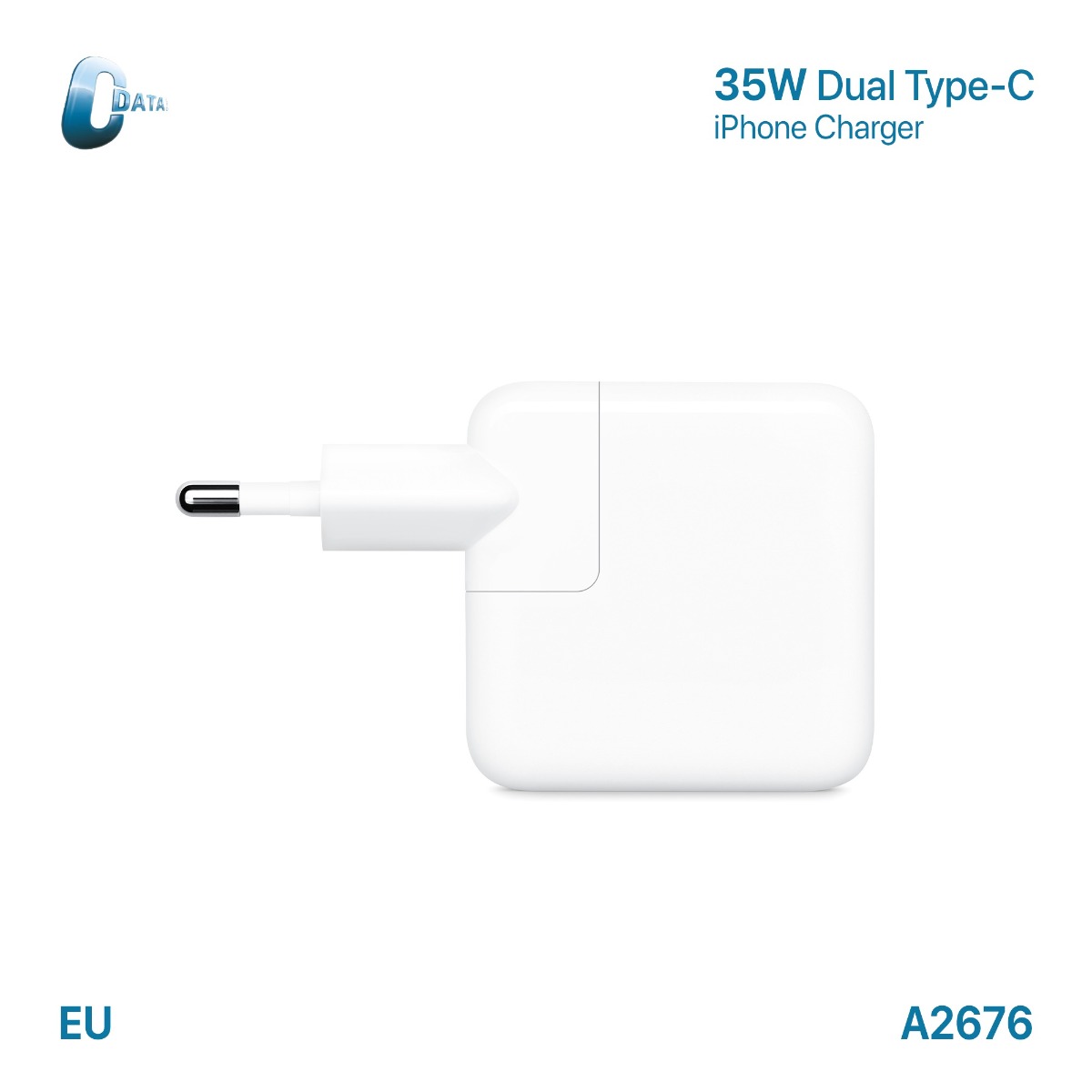 Original Apple C-Data 35W Dual Type-C Charger