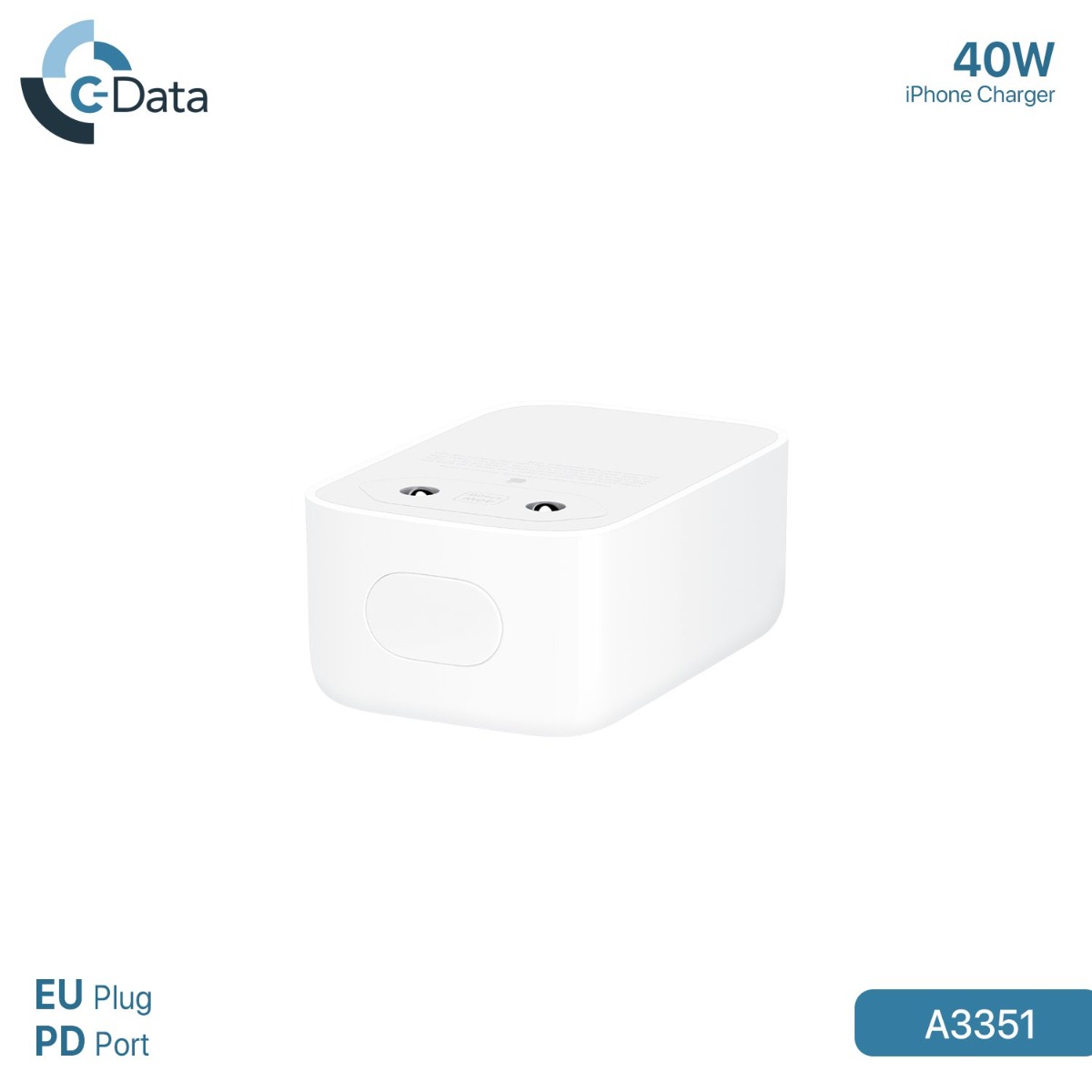 Original Apple C-Data 40W PD Charger