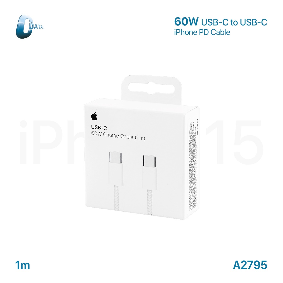 Original C-Data 60W iPhone 15 PD Cable