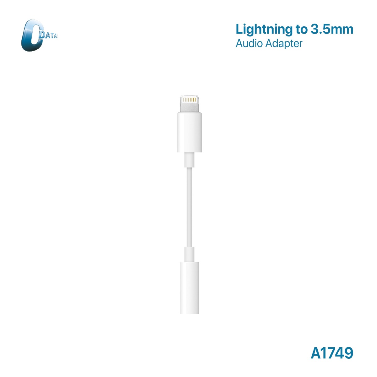 تحويلة صوت C-Data من Lightning إلى 3.5 ملم أصلية