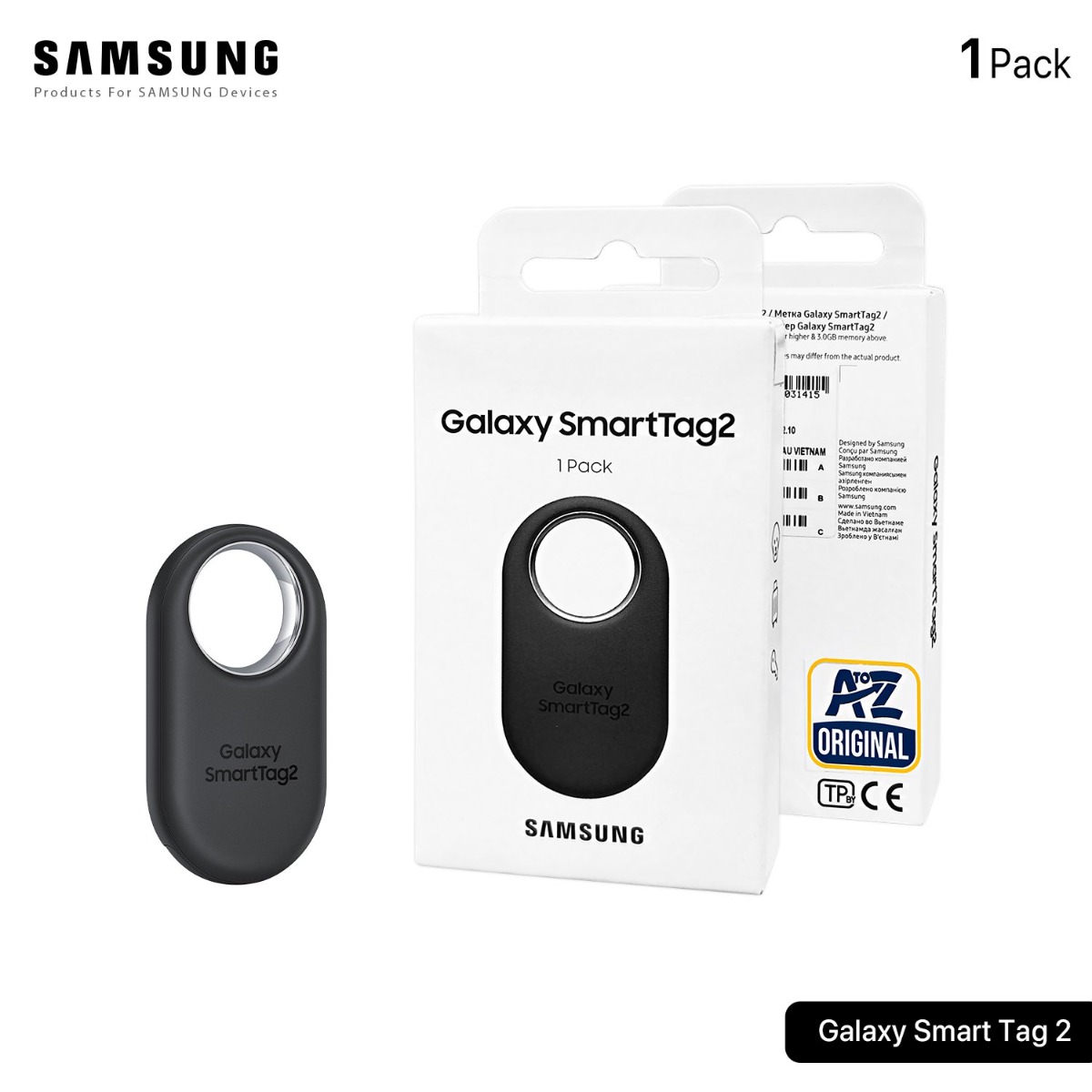 ايرتاج سامسونج أصلي Galaxy SmartTag2 - قطعة واحدة