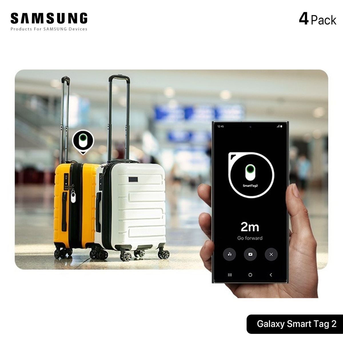 ايرتاج سامسونج أصلي Galaxy SmartTag2 - 4 قطع