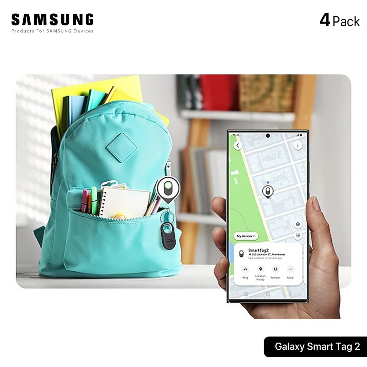 Original Samsung Galaxy SmartTag2 AirTag - 4 Pack