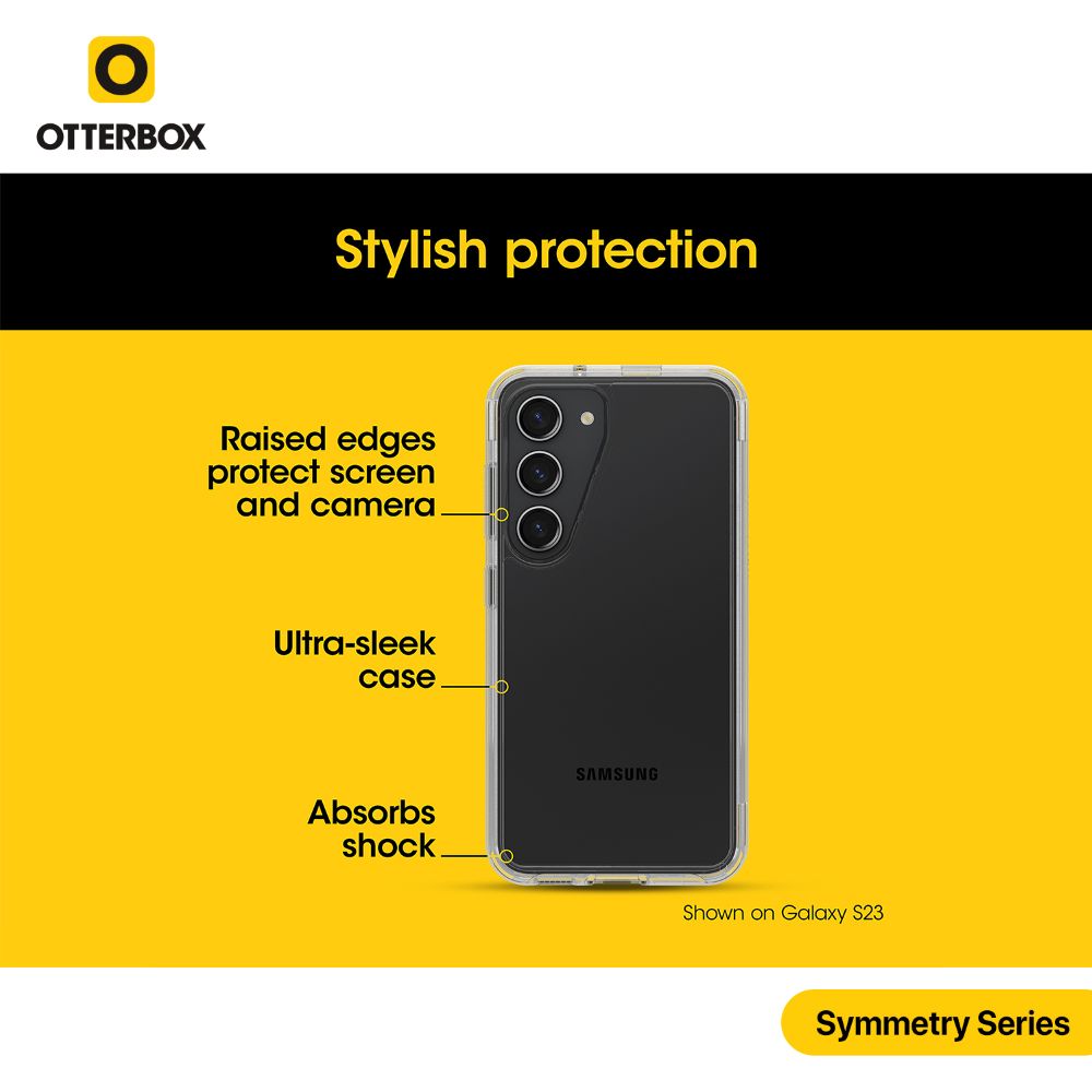 OTTERBOX Symmetry Clear Mobile Back Case with Logo