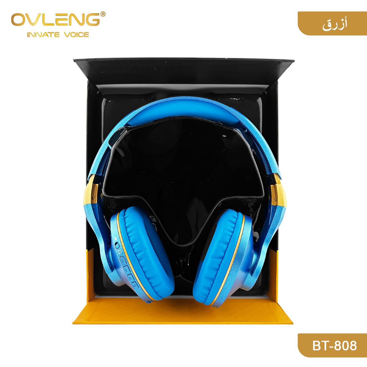 OVLENG BT-808 Bluetooth Headphone with Speaker