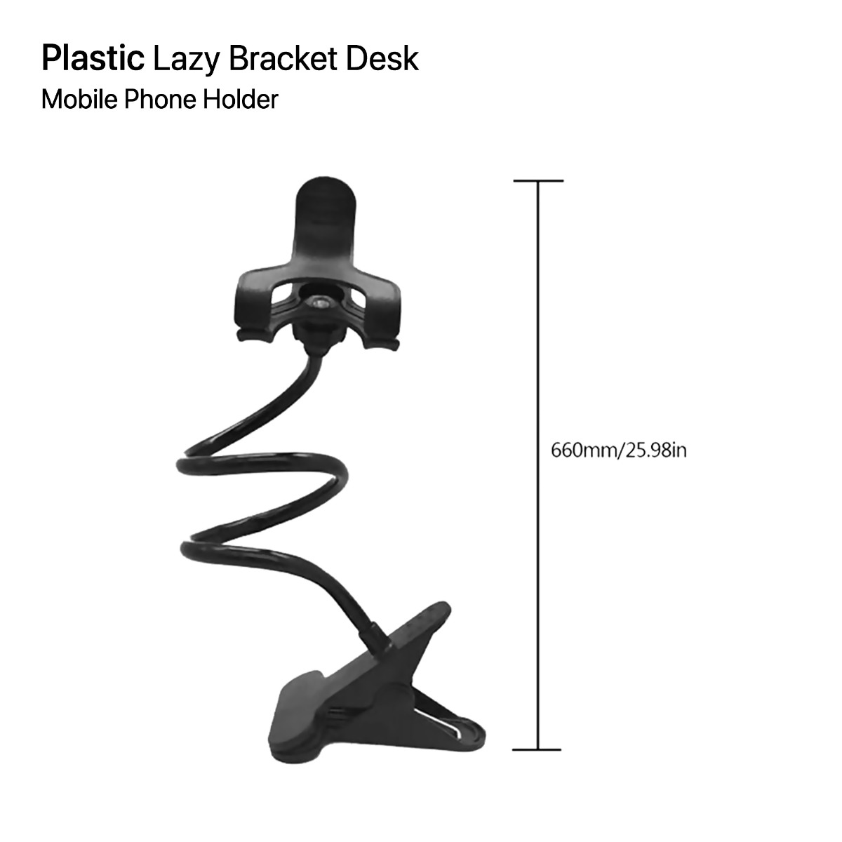 Plastic Lazy Bracket Mobile Phone Desk Holder