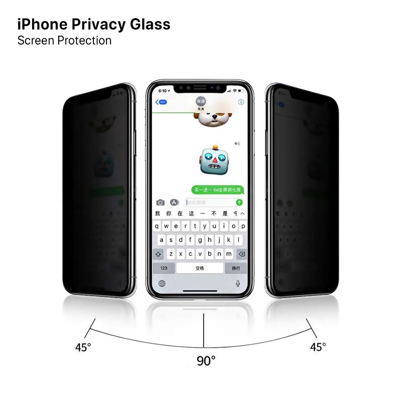 iPhone Privacy Glass Screen Protection