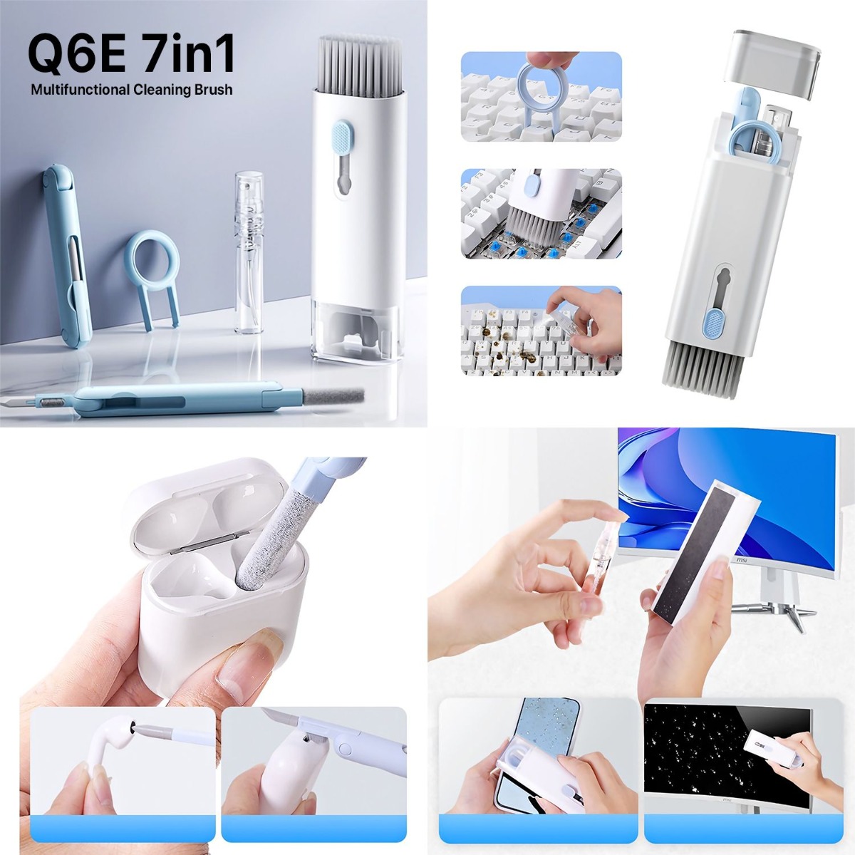 Q6E 7in1 Multifunctional Cleaning Brush