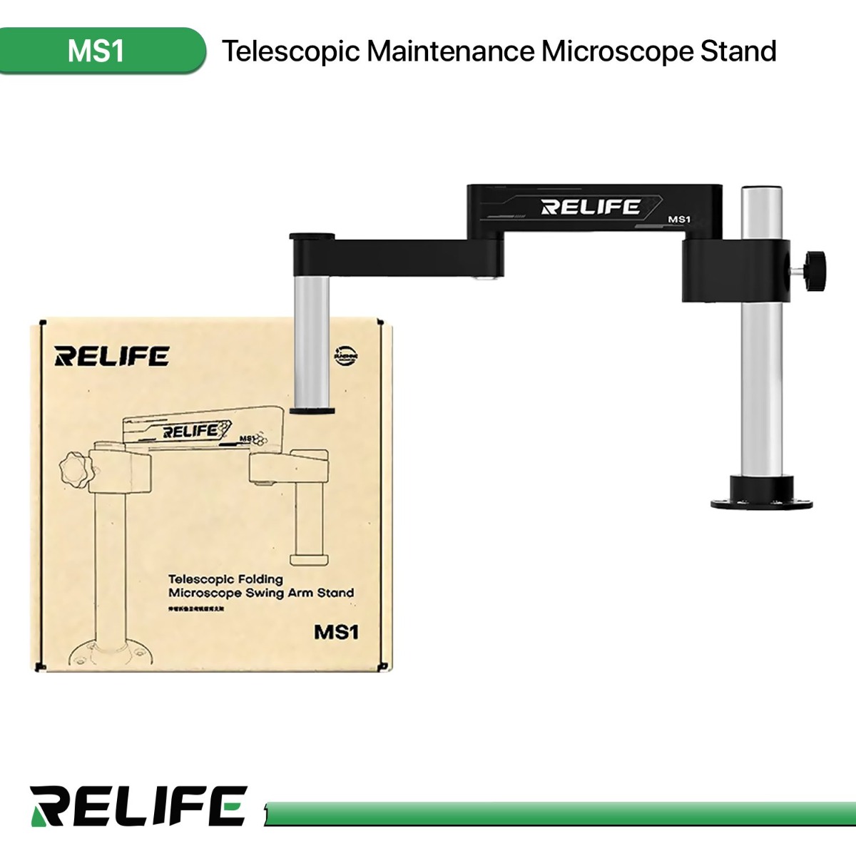 RELIFE MS1 Telescopic Maintenance Microscope Stand
