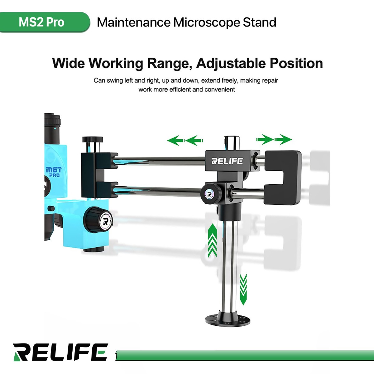 RELIFE MS2 Pro Maintenance Microscope Stand