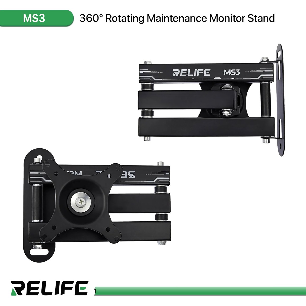 RELIFE MS3 360° Rotating Maintenance Monitor Stand