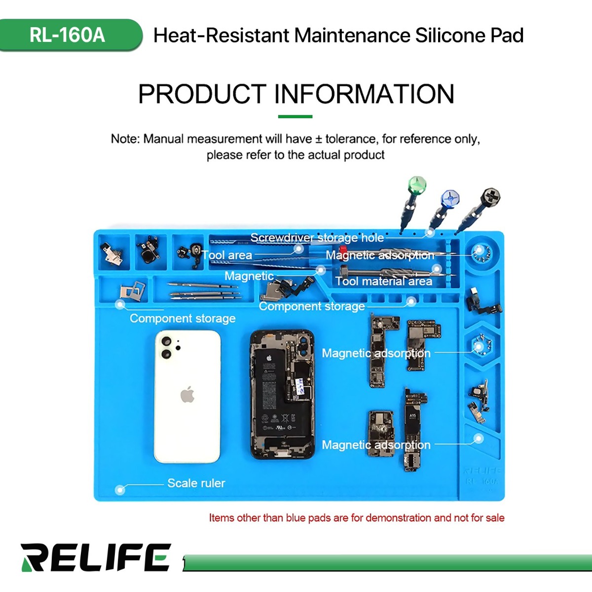 قاعدة صيانة سيليكون RELIFE RL-160A مقاومة للحرارة
