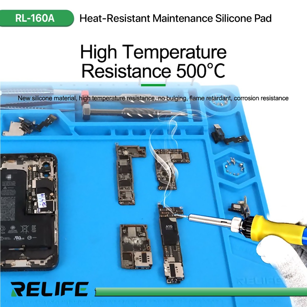 RELIFE RL-160A Heat-Resistant Maintenance Silicone Pad