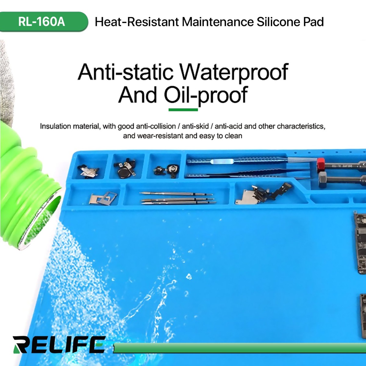 قاعدة صيانة سيليكون RELIFE RL-160A مقاومة للحرارة
