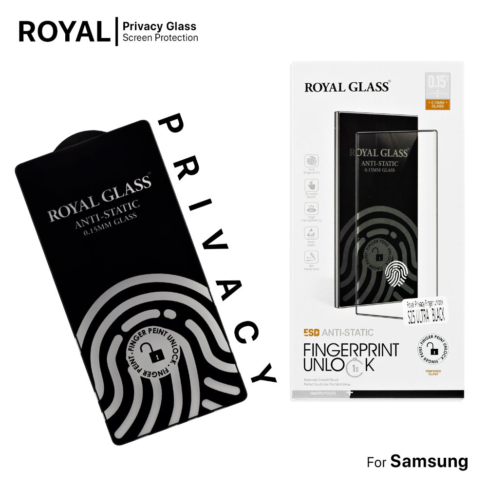 ROYAL Privacy Glass Screen Protection For Samsung