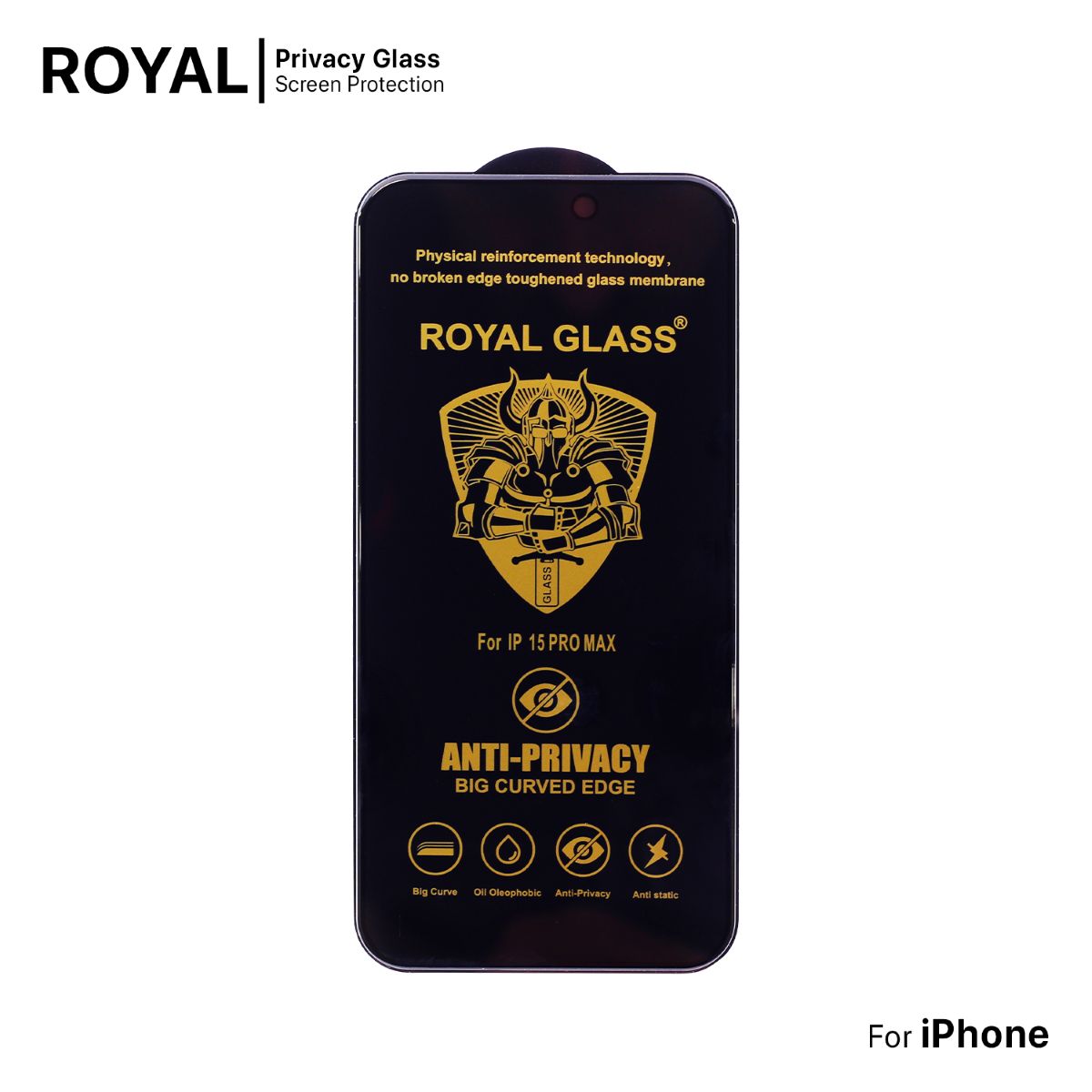ROYAL Privacy Glass Screen Protection For iPhone
