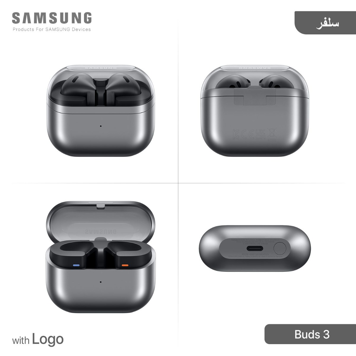Samsung Buds 3 Bluetooth Earphone with Logo