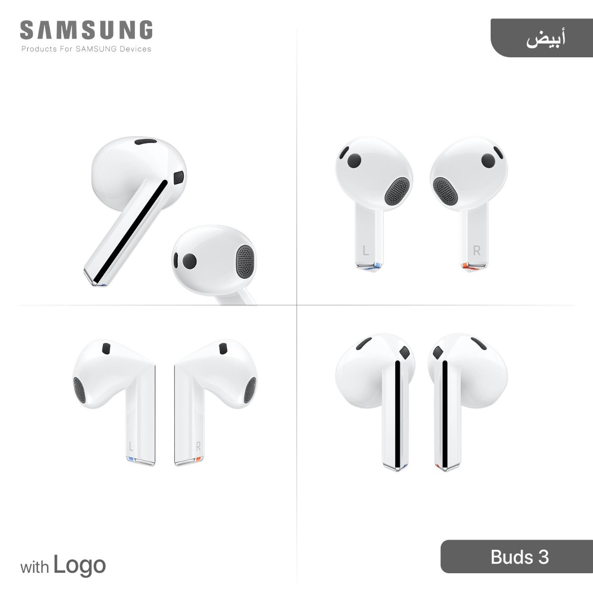 Samsung Buds 3 Bluetooth Earphone with Logo