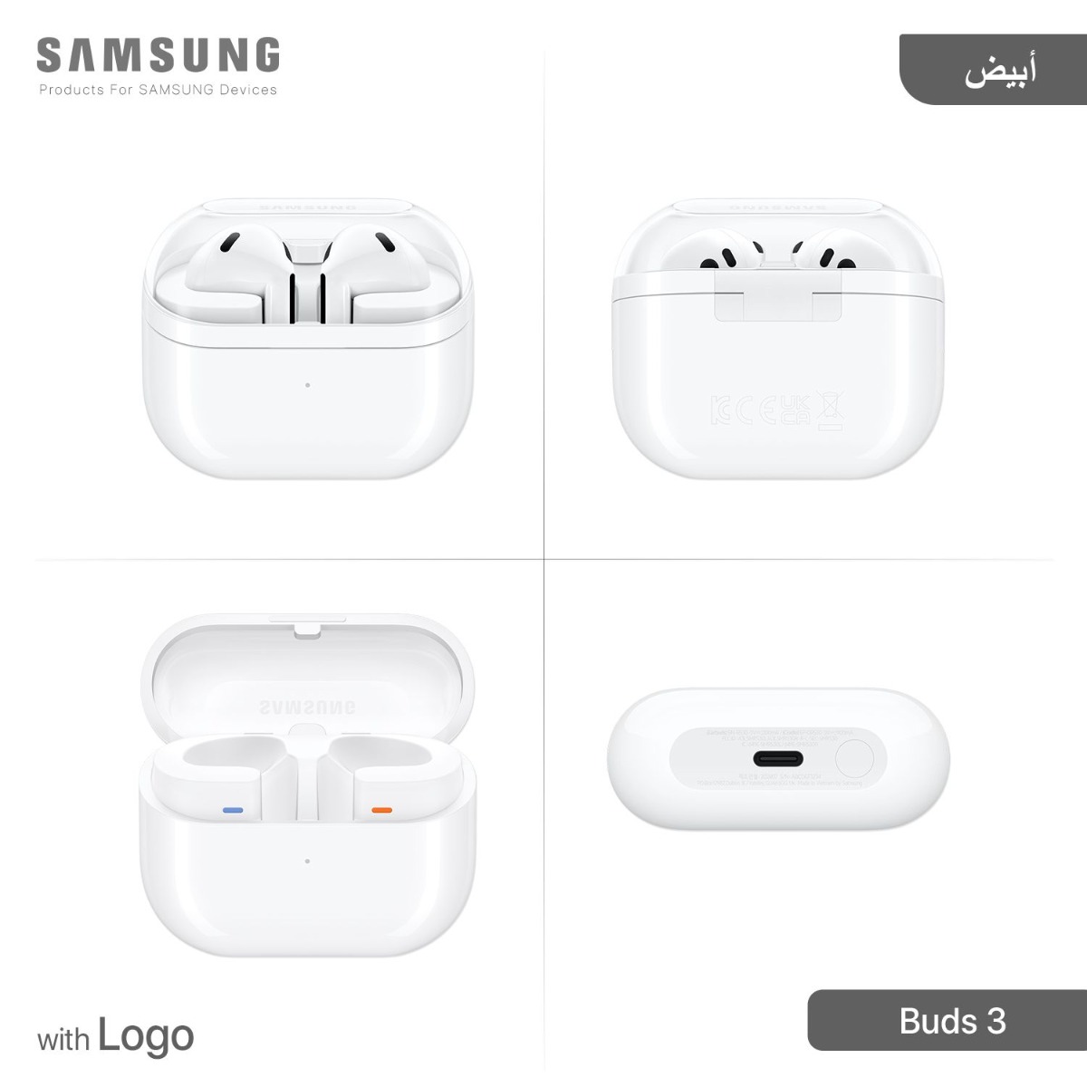 Samsung Buds 3 Bluetooth Earphone with Logo