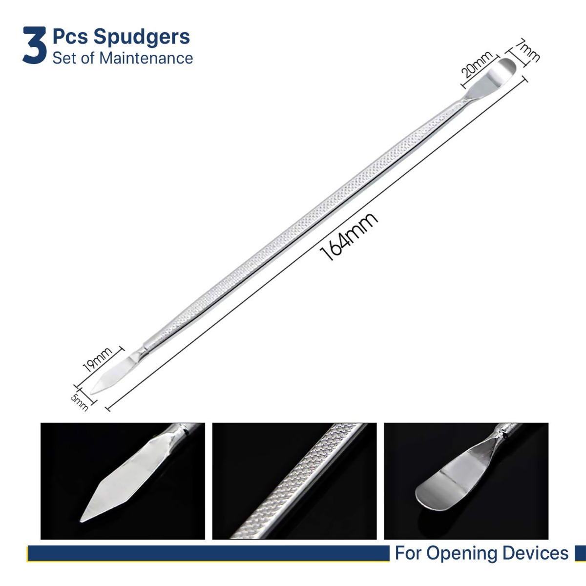 مجموعة من 3 قطع Spudgers من أدوات الصيانة لفتح الأجهزة