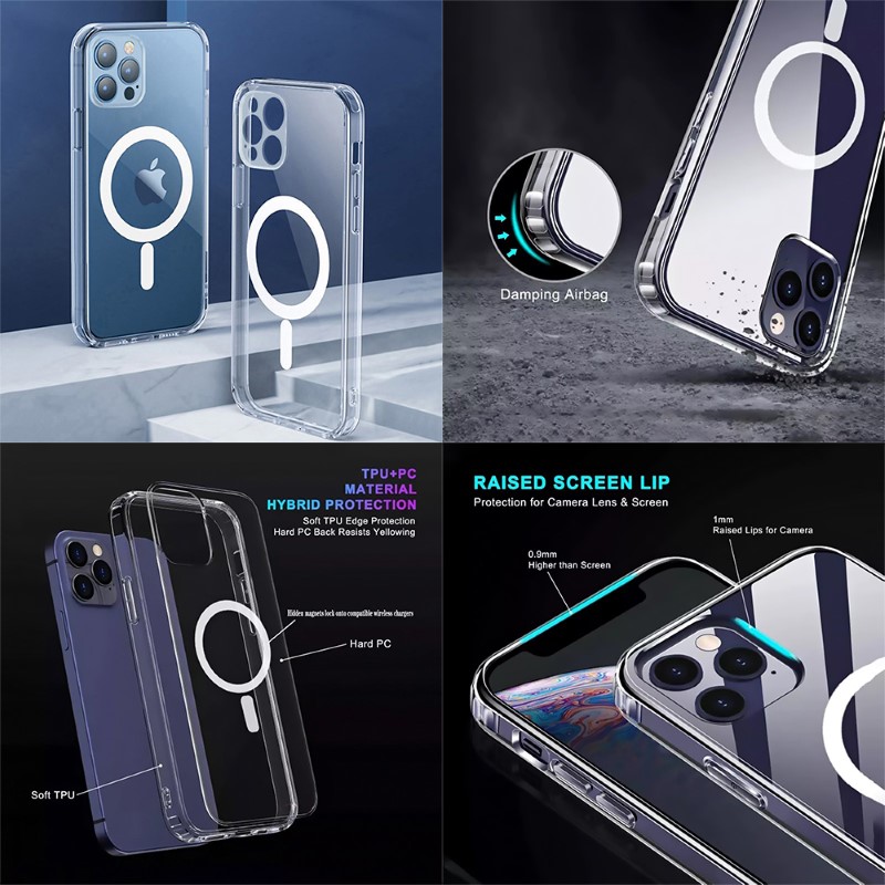 MagSafe Clear TPU Mobile Back Case