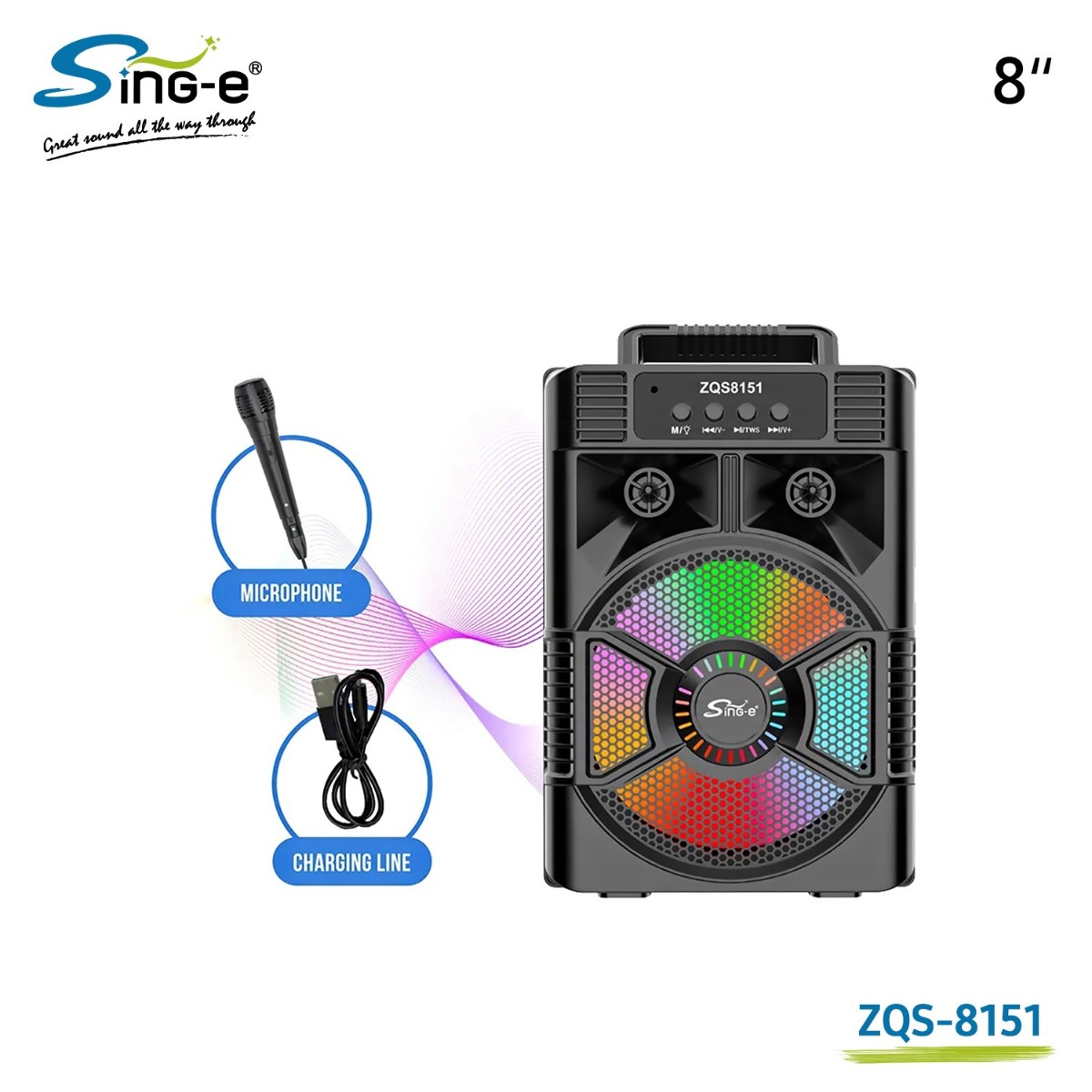 سبيكر Sing-e ZQS-8151 بلوتوث