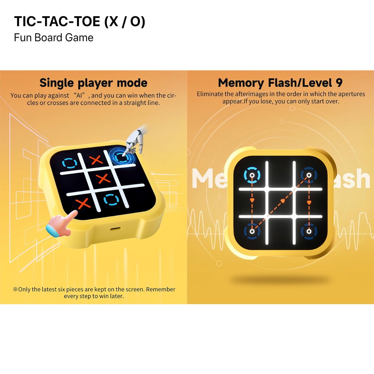 لعبة TIC-TAC-TOE الترفيهية