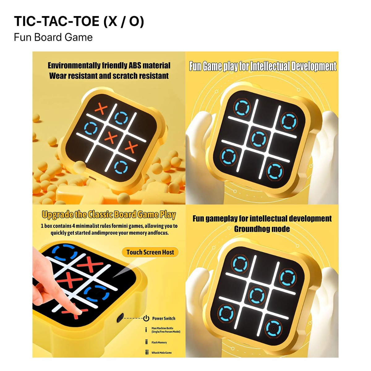 TIC-TAC-TOE Fun Board Game