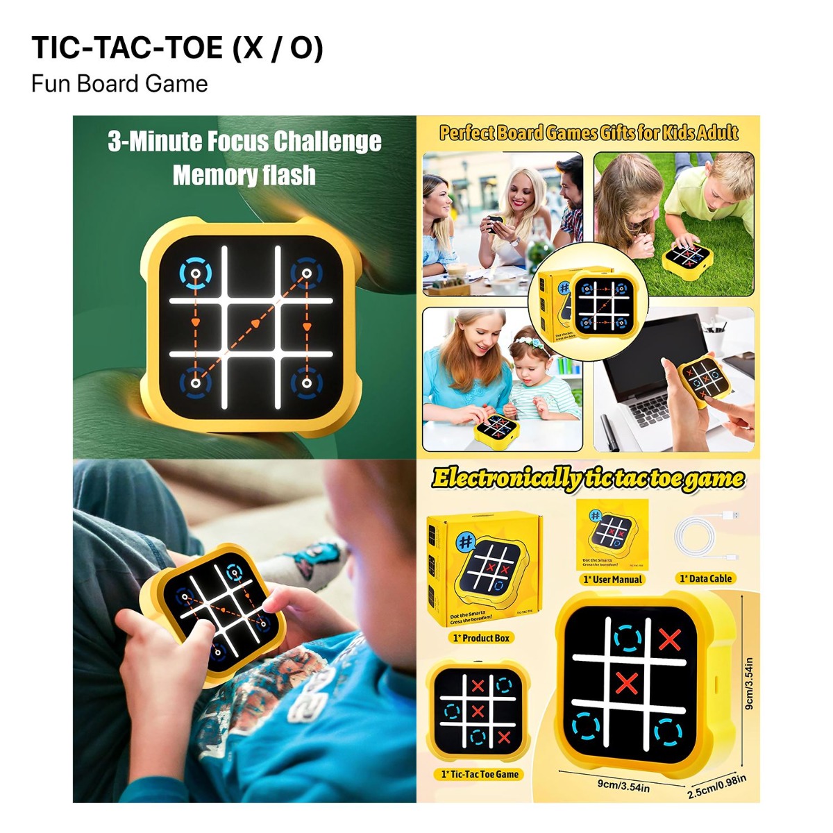 لعبة TIC-TAC-TOE الترفيهية