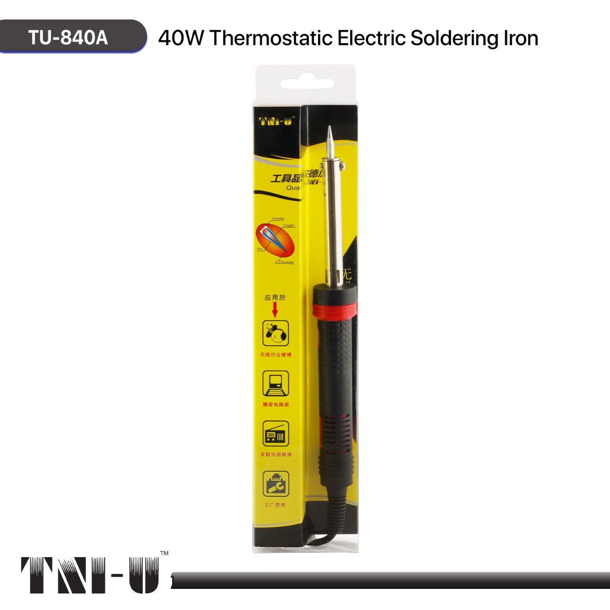 TNI-U TU-840A 40W Thermostatic Electric Soldering Iron