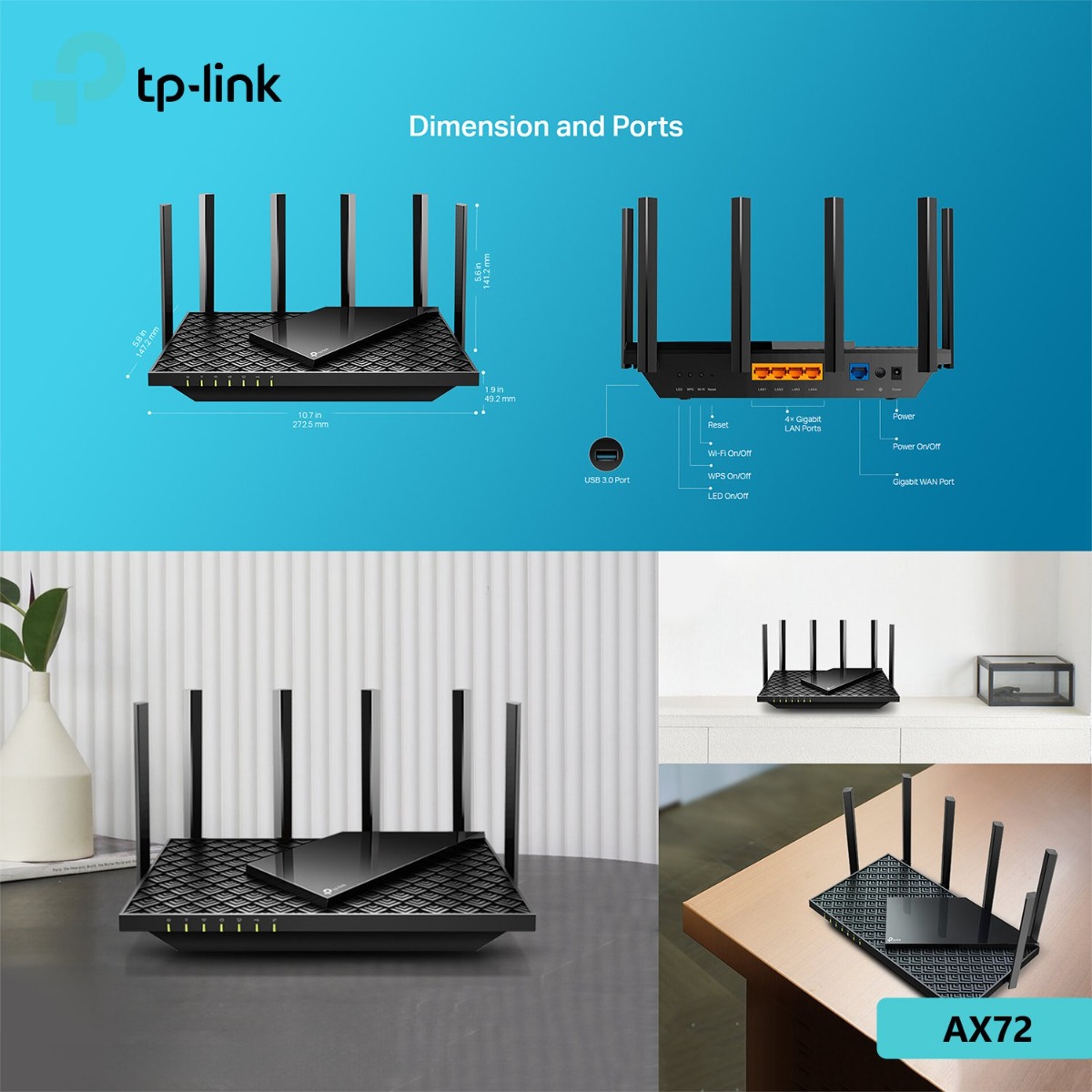 راوتر TP-Link Archer AX72