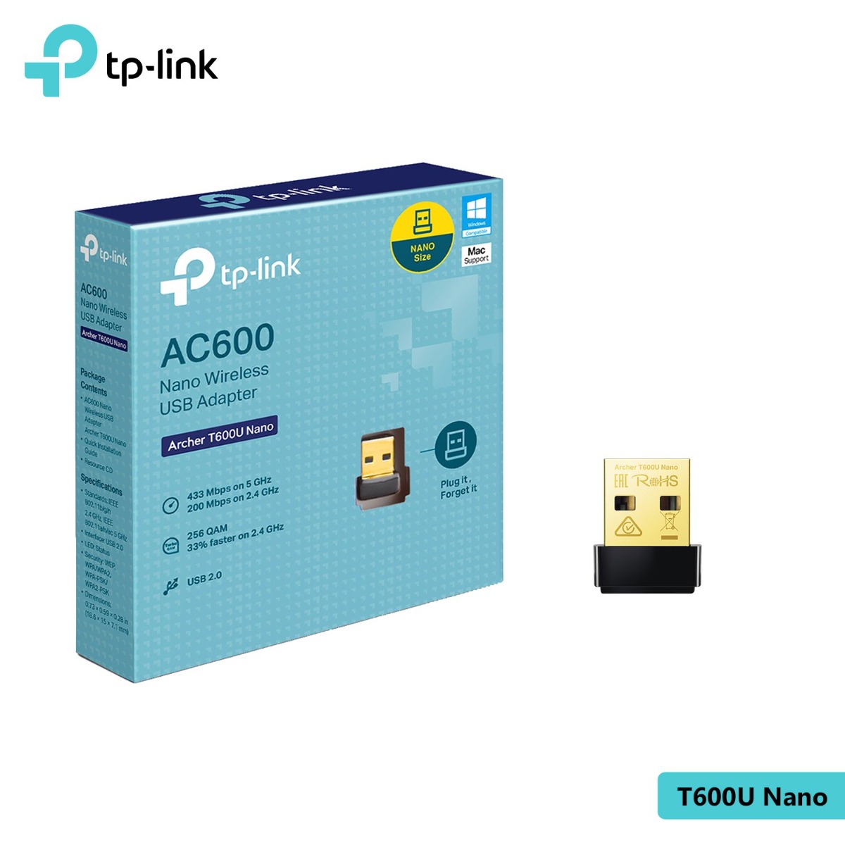 فلاشة TP-Link Archer T600U Nano AC600