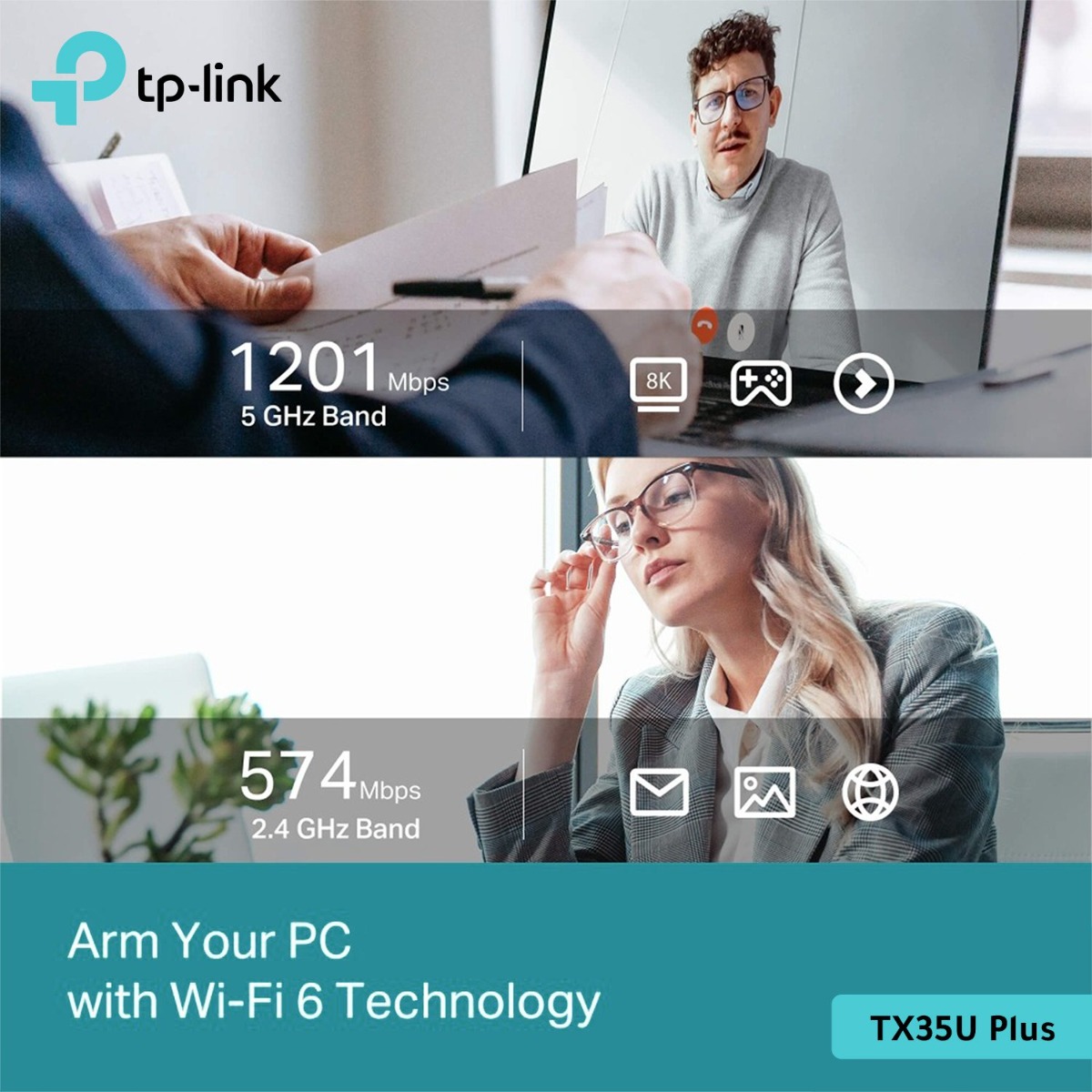 TP-Link Archer TX35U Plus AX1800 Flash