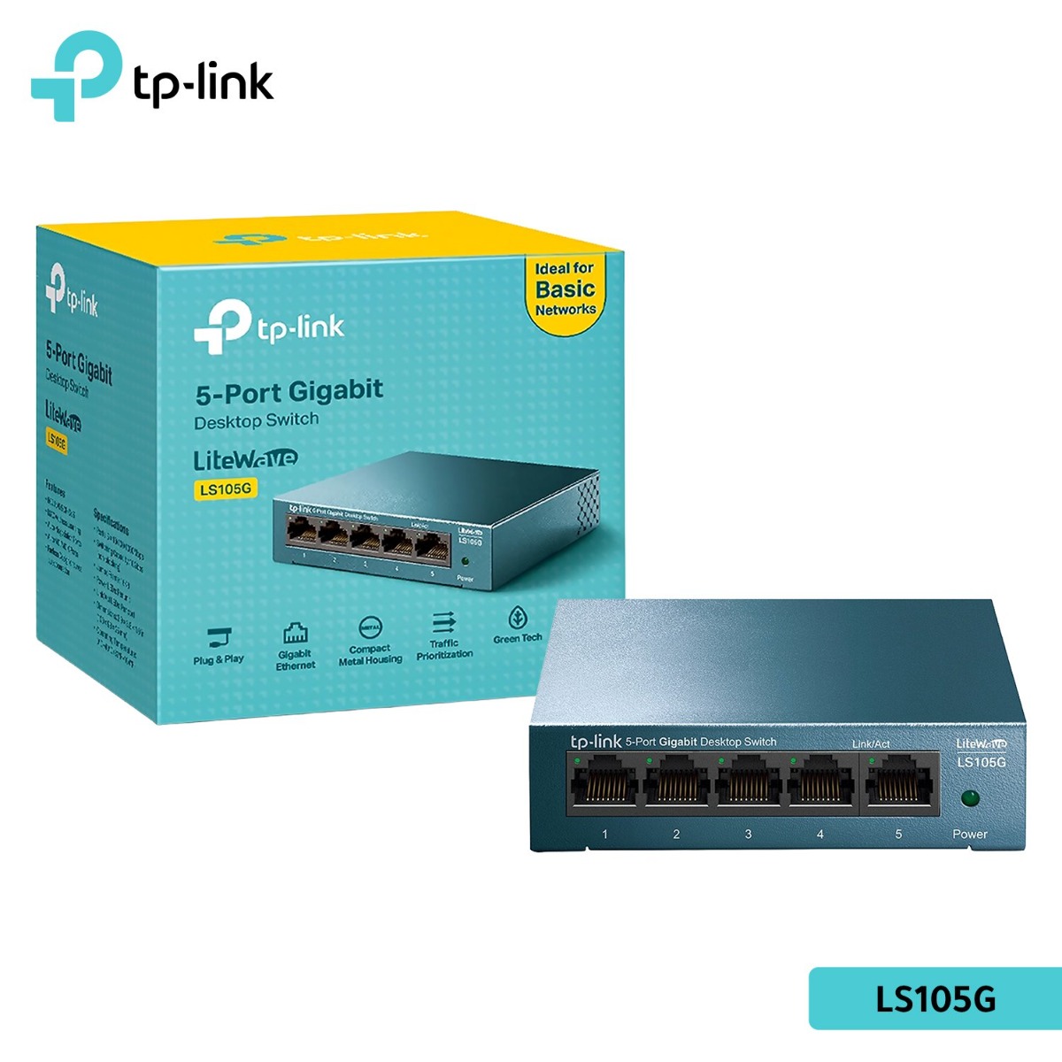 سويتش شبكة TP-Link LS105G للمكتب