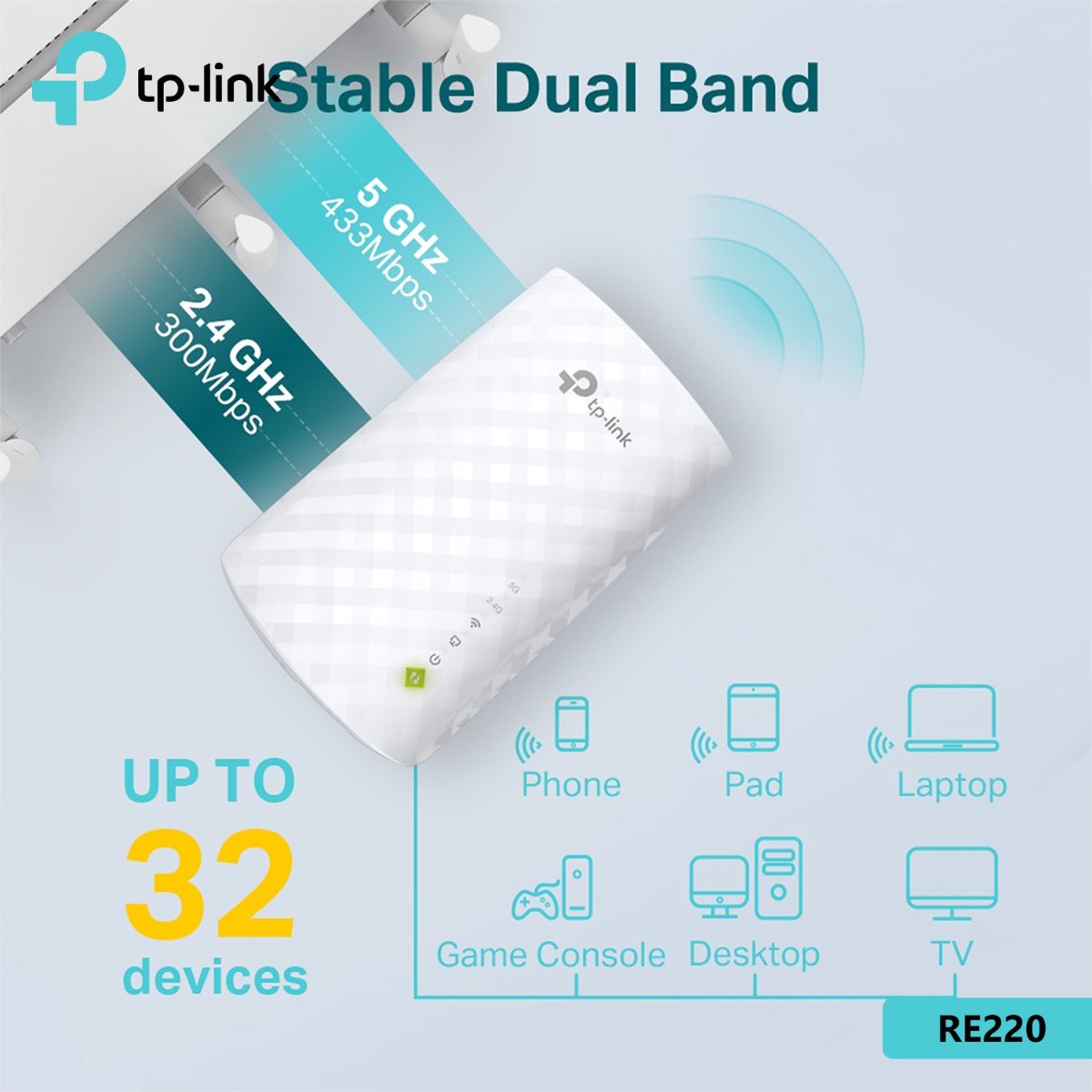 موسع نطاق TP-Link RE220