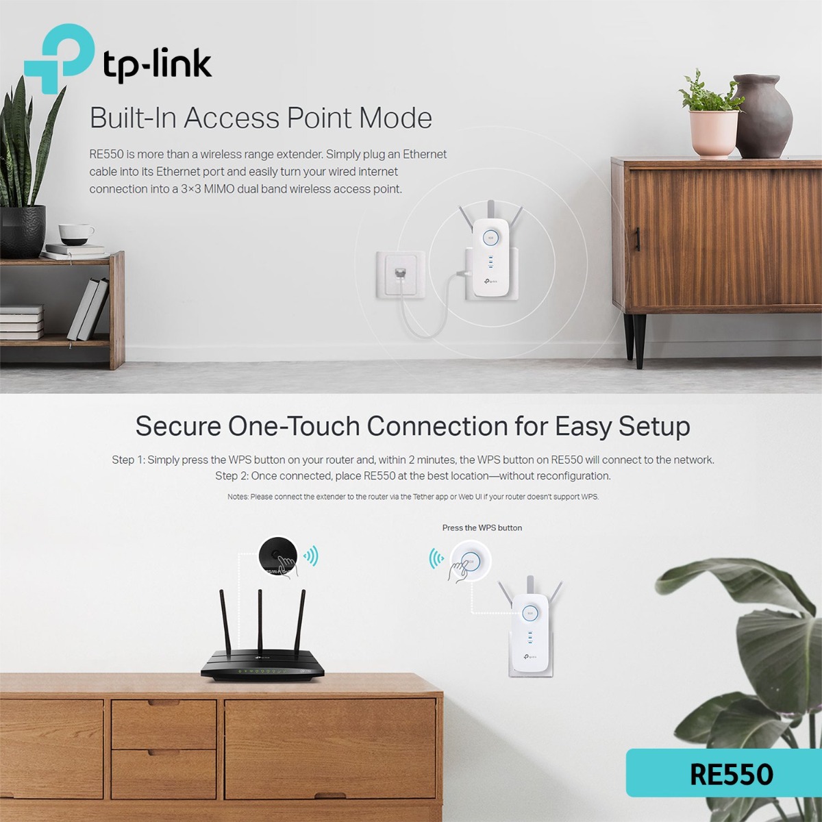 TP-Link RE550 Range Extender