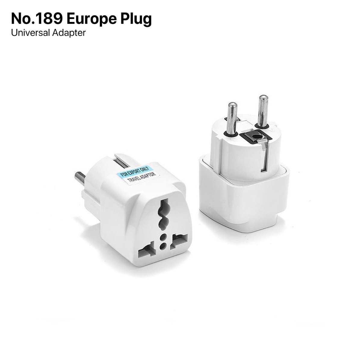 Universal No.189 Europe Plug Adapter